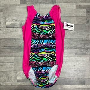 Look-It Activewear Girls Jungle Fever Leotard M